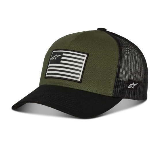 Alpinestars šiltovka FLAG Snapback Military/Black