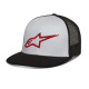 Alpinestars šiltovka Corp Trucker White/Black