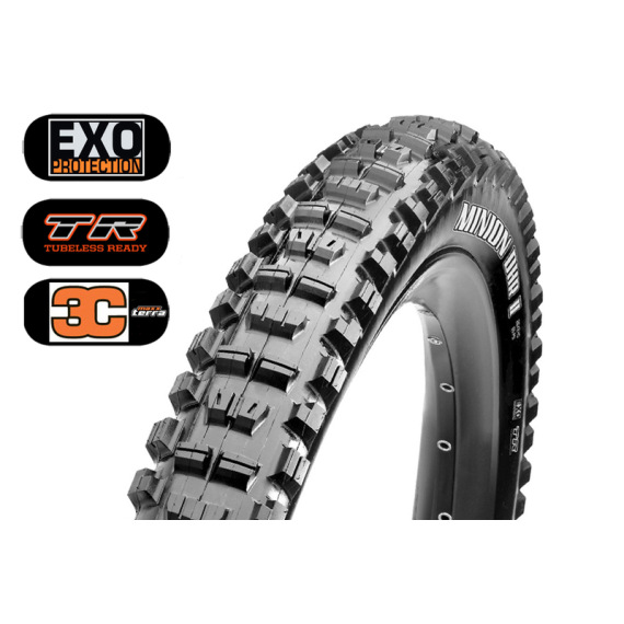 MAXXIS plášť Minion DHR II 29 x 2.60 WT kevlar EXO TR 120TPI 3C Maxx Terra