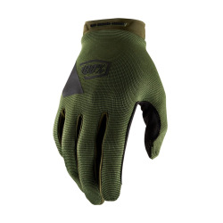 100% rukavice Ridecamp Army Green/Black