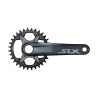 SHIMANO kľuky SLX FC-M7100 170mm 12-k. bez prevodníka HTII bez ložiska