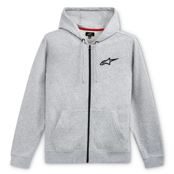 ALPINESTARS Mikina Ageless Chest so zipsom čierna/biela