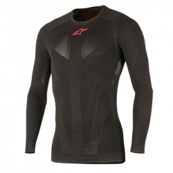 ALPINESTARS termoprádlo Tech Top L/S Black Red 2018