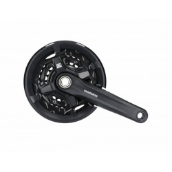 SHIMANO kľuky Altus FC-MT210 175mm 44/32/22 9-k. čierny s krytom