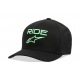 Alpinestars šiltovka RIDE 2.0 CURVE FLEXFIT BLACK / GREEN