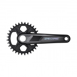 SHIMANO kľuky Deore FC-M6100 175mm 32z. 12-k. čierny dvojdielny bez ložísk