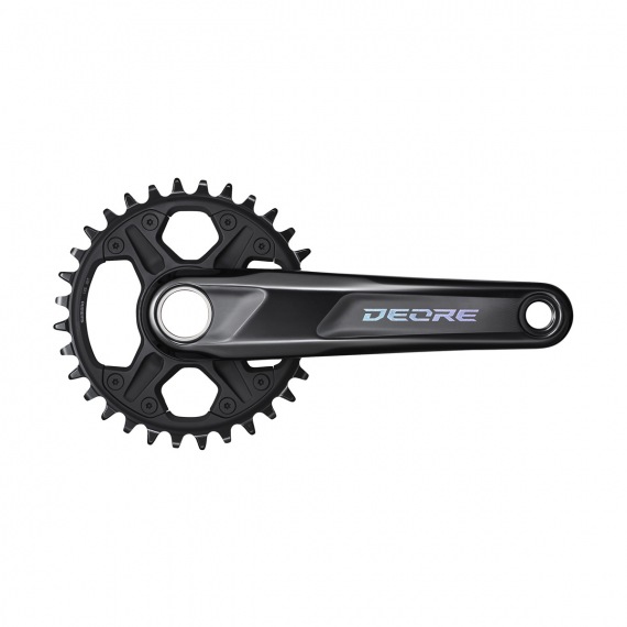 SHIMANO kľuky Deore M6100 175mm 30z. 12-k. čierne dvojdielne bez ložísk