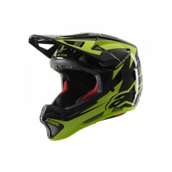 ALPINESTARS intergrálna prilba Missile TECH Airlift MIPS Black Yellow Fluo