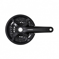 SHIMANO kľuky Altus FC-MT210 175mm 40/30/22 9-k. čierny s krytom dvojdielny bez ložiska