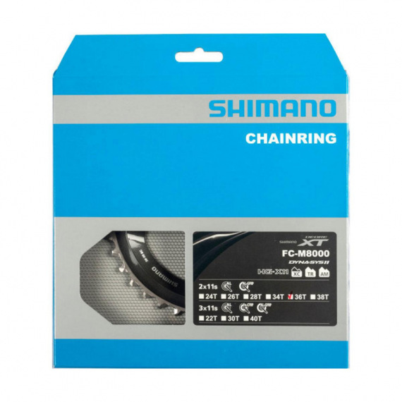 SHIMANO Prevodník 36z. M8000 XT 36/26z. čierny 96mm